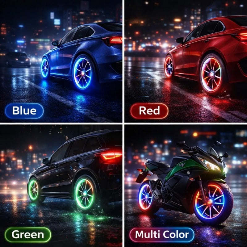 Vibrant Spinning Rim Lights