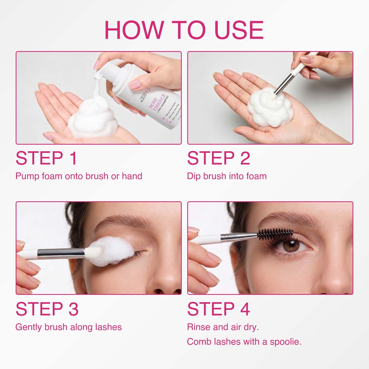 Roselle Lash Cleansing Foam